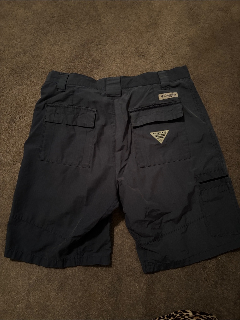 Columbia PFG Blue Men's Cargo Shorts